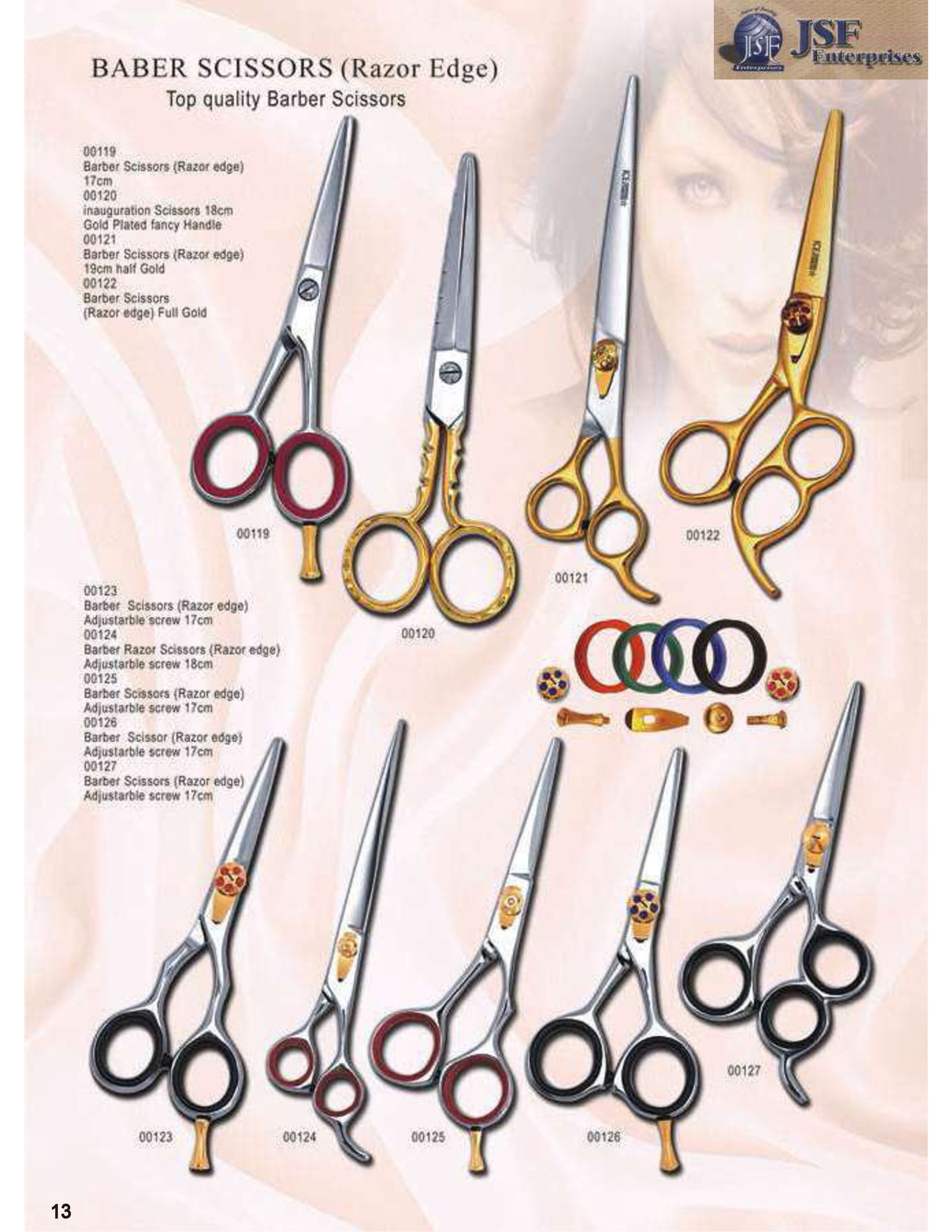 Barber Scissors (Razor Edge)